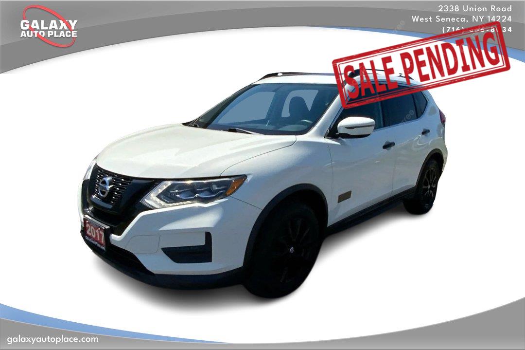 Glacier White 2017 Nissan Rogue SUV / Crossover Front-Wheel Drive Continuously Variable Transmission