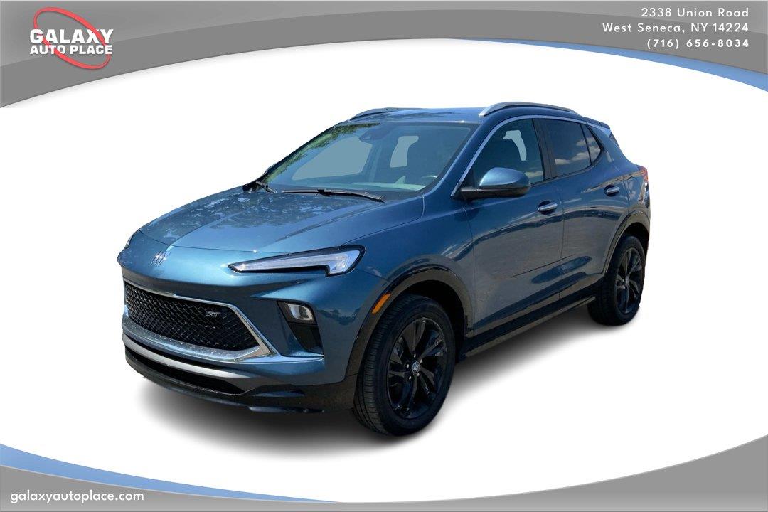 Ocean Blue Metallic 2024 Buick Encore GX SUV / Crossover All-Wheel Drive 9-Speed Automatic