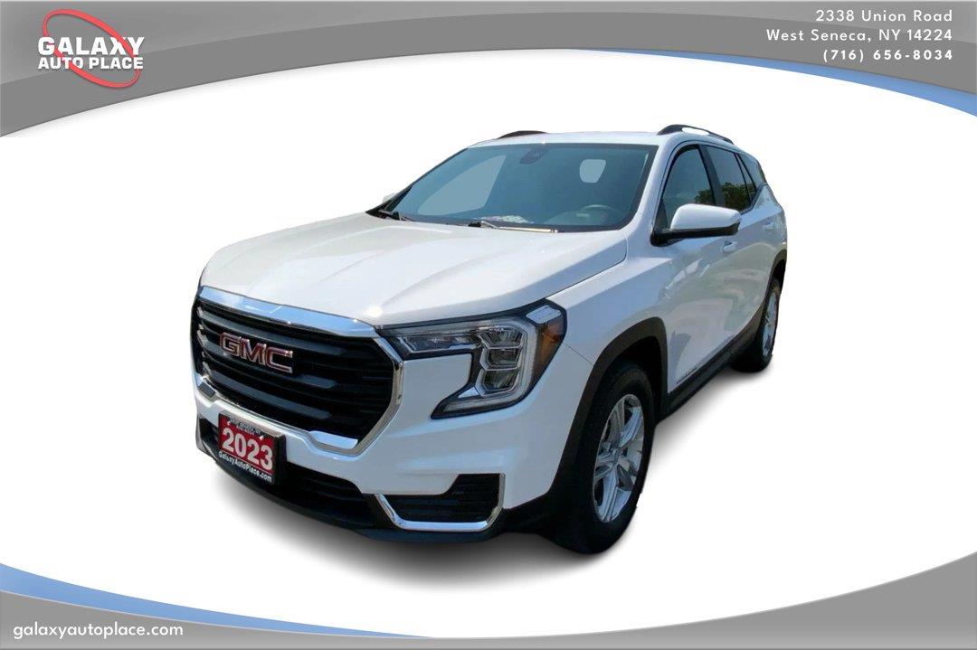 Summit White 2023 GMC Terrain SUV / Crossover All-Wheel Drive 9-Speed Automatic Overdrive