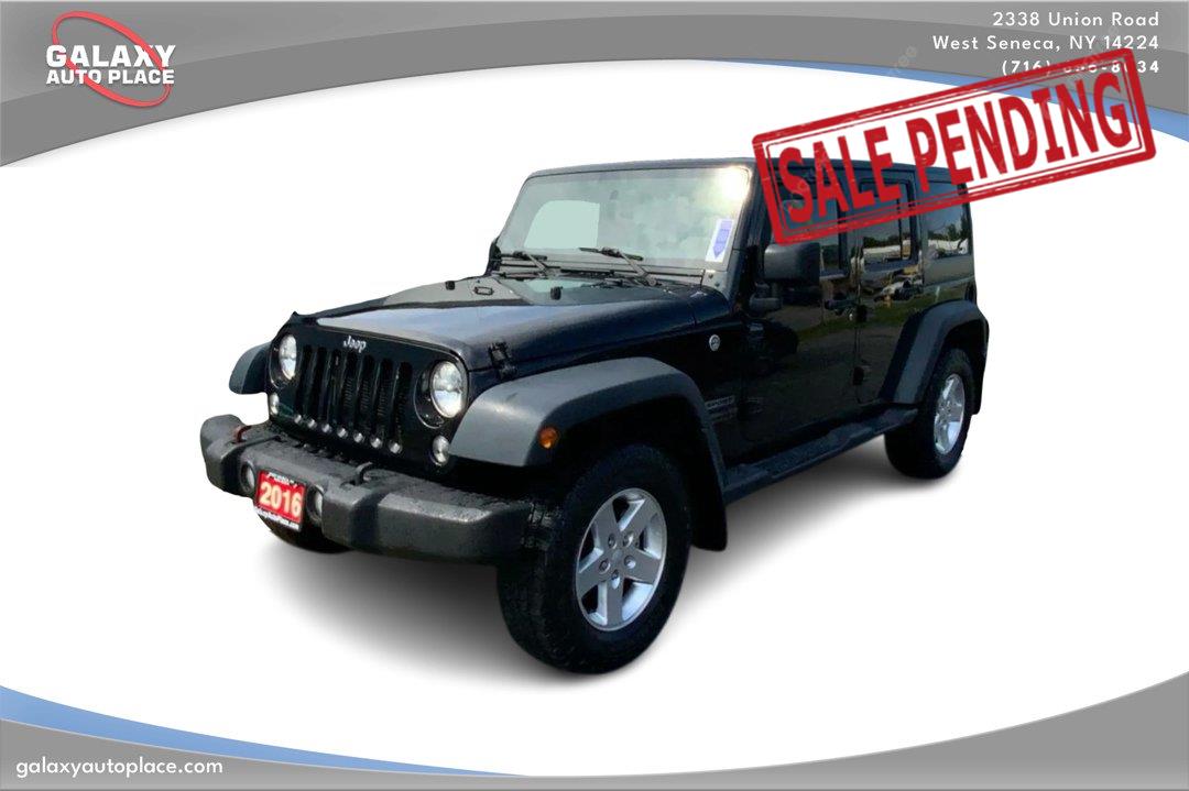 Black Clearcoat 2016 Jeep Wrangler SUV / Crossover Four-Wheel Drive 5-Speed Automatic
