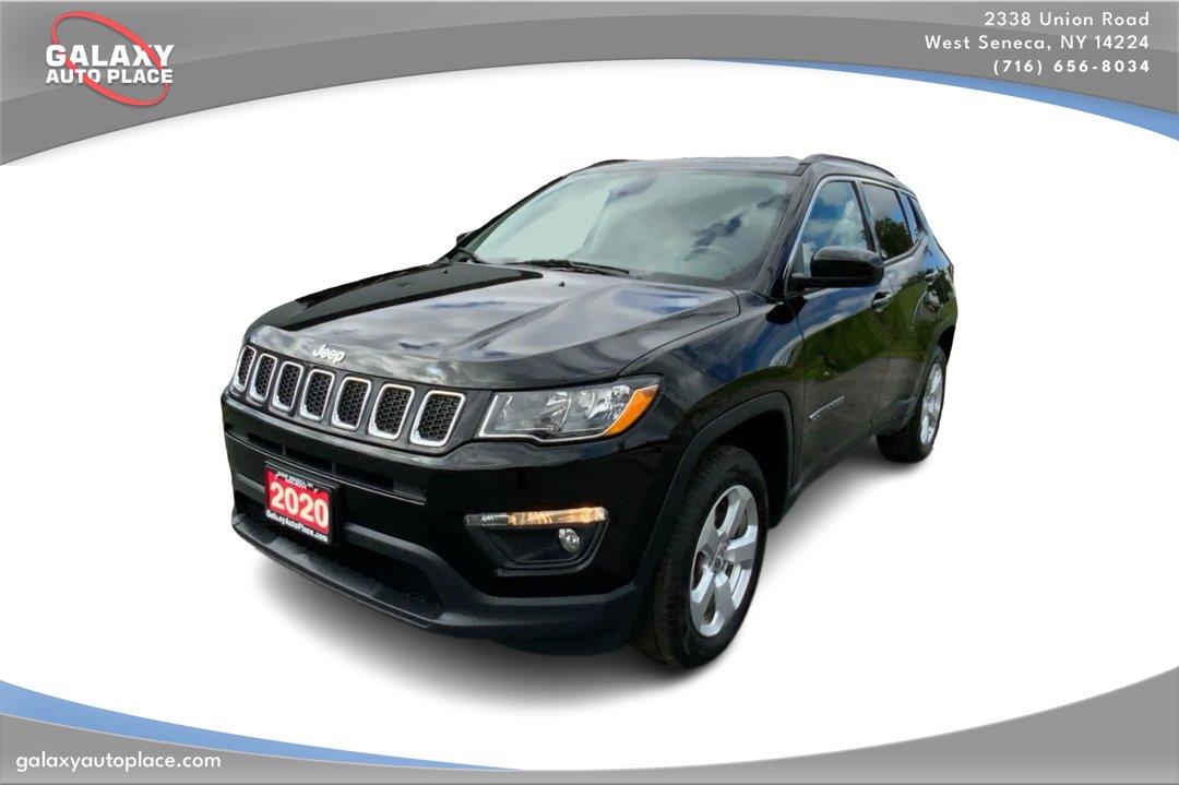 Diamond Black Crystal Pearlcoat 2020 Jeep Compass SUV / Crossover Four-Wheel Drive 9-Speed Automatic