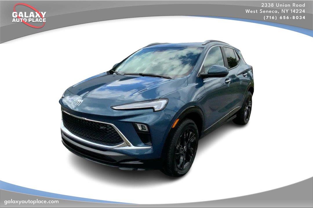 Ocean Blue Metallic 2024 Buick Encore GX SUV / Crossover All-Wheel Drive 9-Speed Automatic