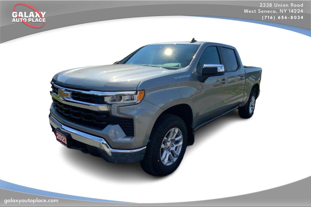 Sterling Gray Metallic 2023 Chevrolet Silverado 1500 Pickup Truck Four-Wheel Drive 8-Speed Automatic