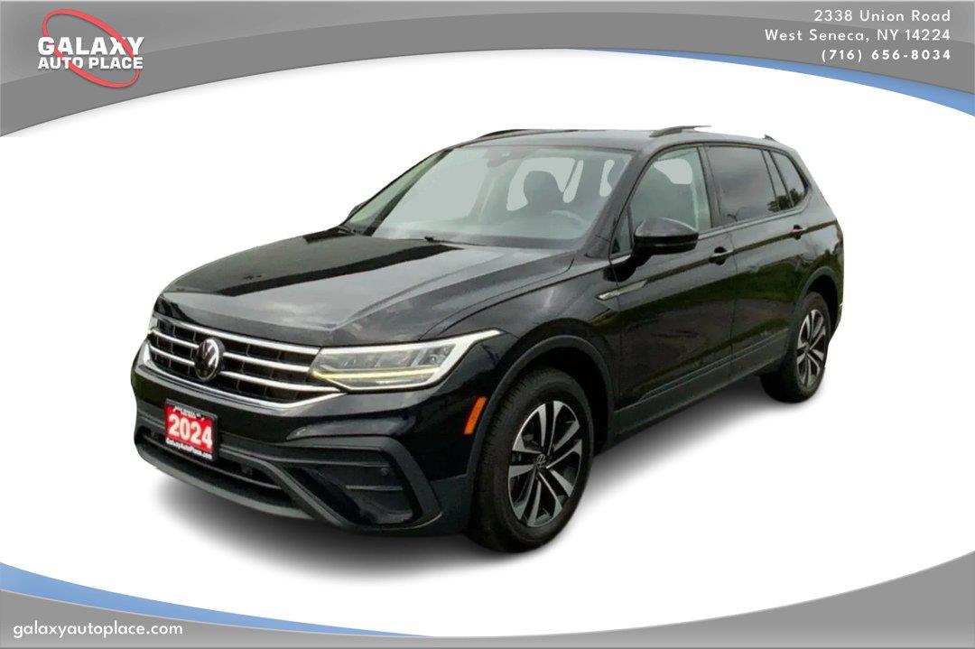 Deep Black Pearl 2024 Volkswagen Tiguan SUV / Crossover All-Wheel Drive Automatic