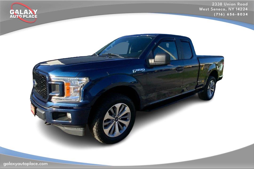 Blue Jeans Metallic 2018 Ford F-150 Pickup Truck Four-Wheel Drive 6-Speed Automatic
