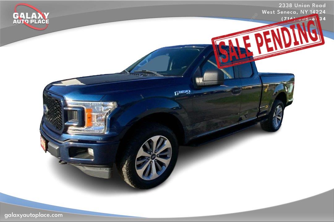 Blue Jeans Metallic 2018 Ford F-150 Pickup Truck Four-Wheel Drive 6-Speed Automatic