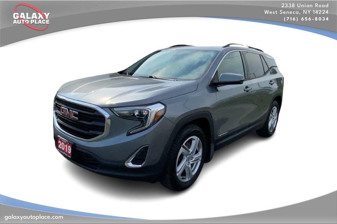 Gray (Satin Steel Metallic) 2019 GMC Terrain SUV / Crossover Four-Wheel Drive 9-Speed Automatic Overdrive