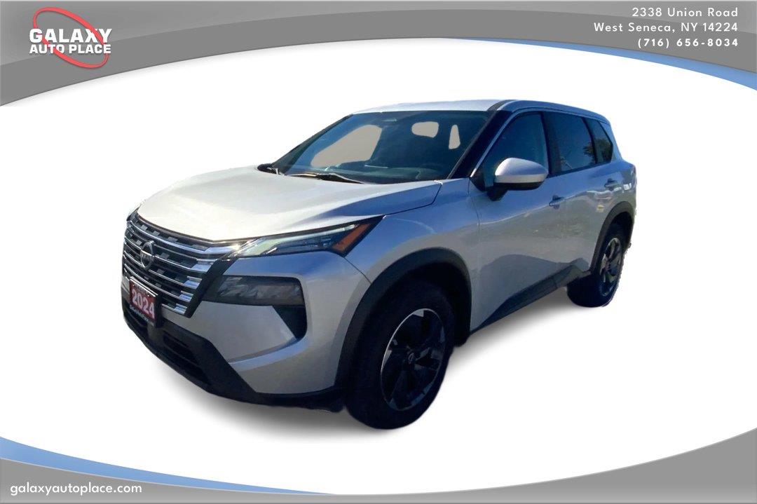 Brilliant Silver Metallic 2024 Nissan Rogue SUV / Crossover All-Wheel Drive Continuously Variable Transmission