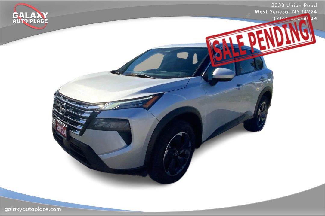 Brilliant Silver Metallic 2024 Nissan Rogue SUV / Crossover All-Wheel Drive Continuously Variable Transmission
