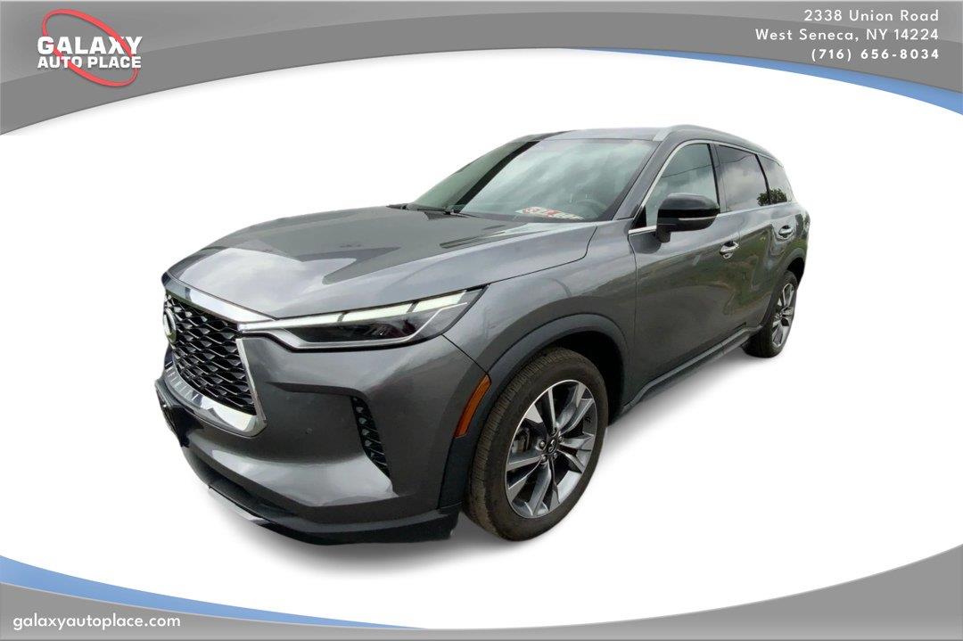 Gray (Graphite Shadow) 2024 INFINITI QX60 SUV / Crossover All-Wheel Drive Automatic