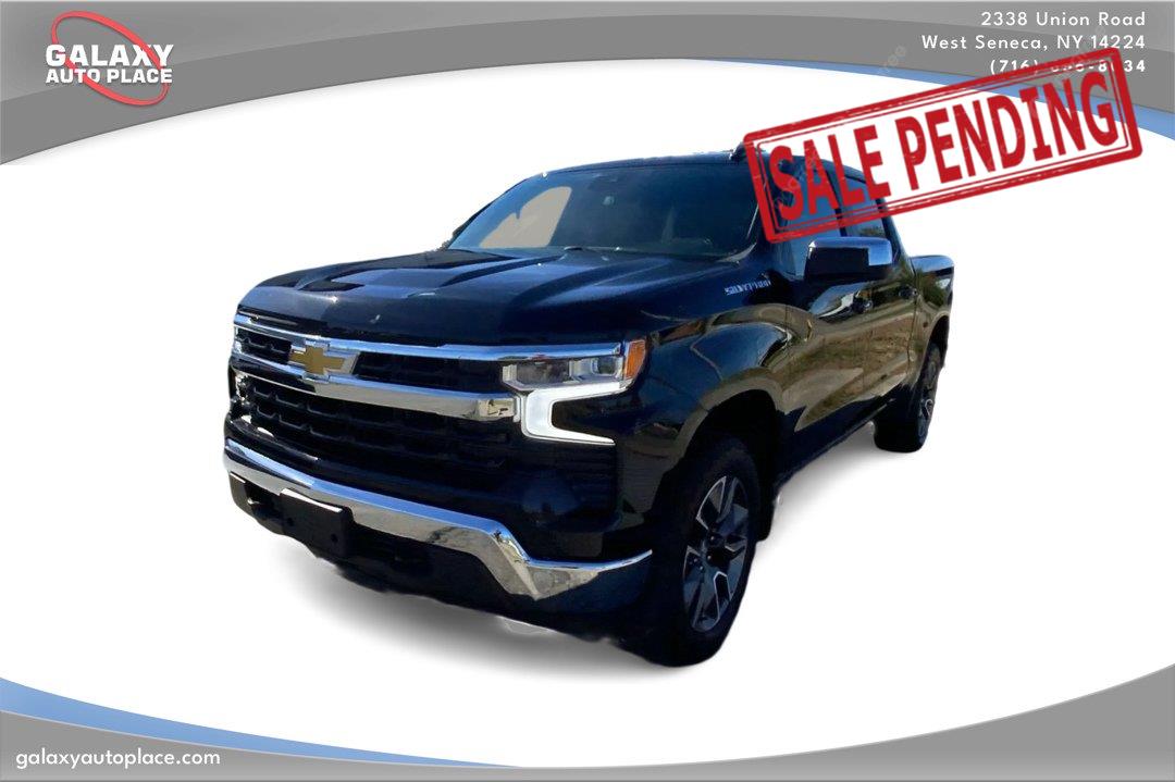 Black 2024 Chevrolet Silverado 1500 Pickup Truck Four-Wheel Drive 8-Speed Automatic