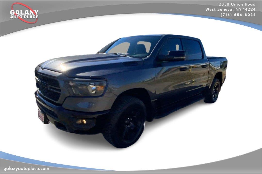 Gray (Granite Crystal Metallic Clearcoat) 2023 RAM 1500 Pickup Truck Four-Wheel Drive 8-Speed Automatic