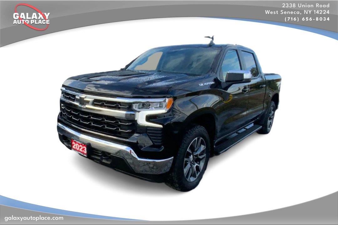 Black 2023 Chevrolet Silverado 1500 Pickup Truck Four-Wheel Drive 8-Speed Automatic