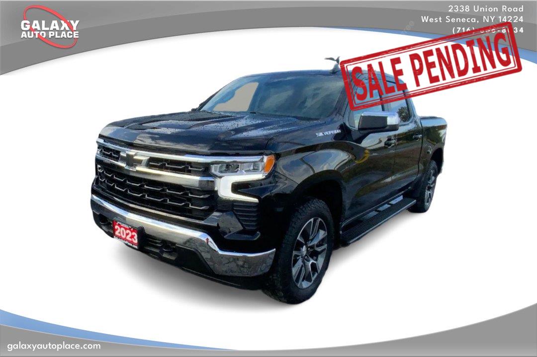 Black 2023 Chevrolet Silverado 1500 Pickup Truck Four-Wheel Drive 8-Speed Automatic
