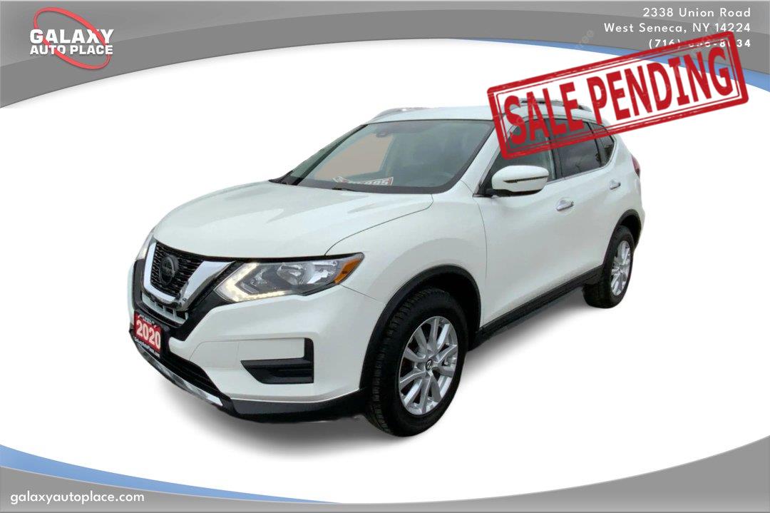 Glacier White 2020 Nissan Rogue SUV / Crossover All-Wheel Drive Continuously Variable Transmission
