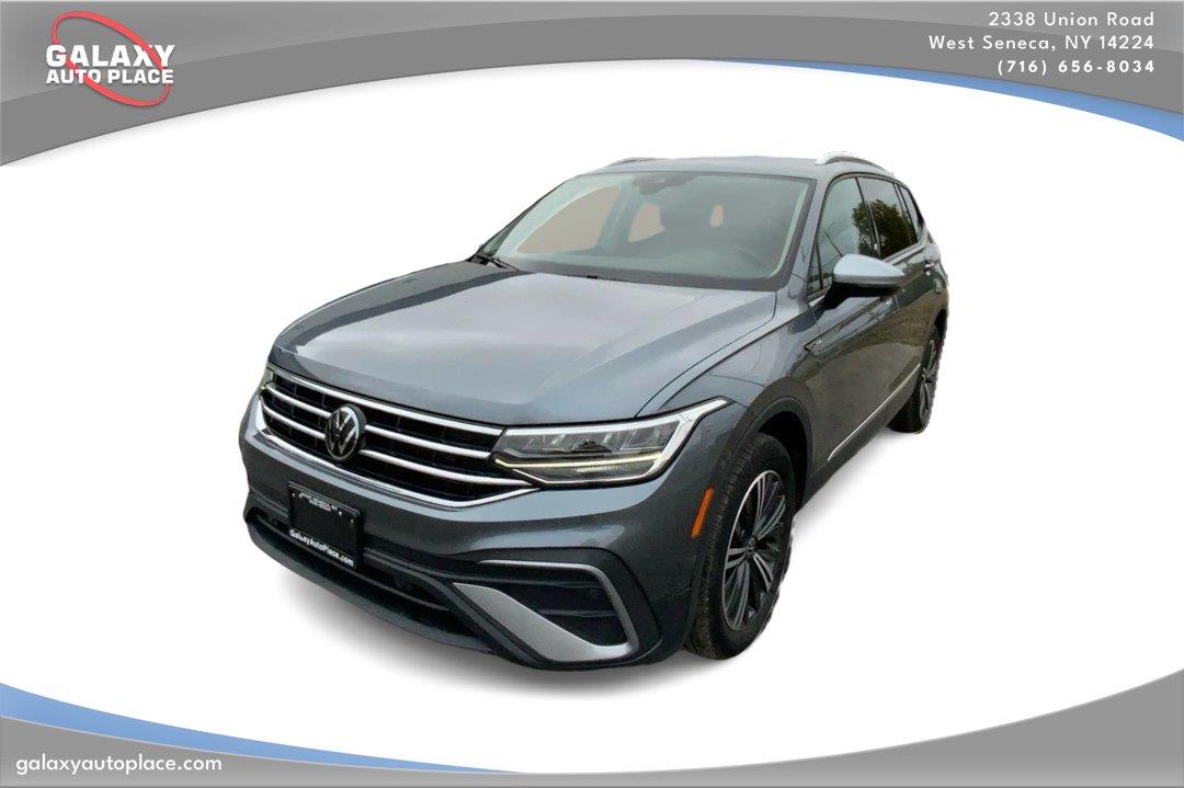 Pure White 2024 Volkswagen Tiguan SUV / Crossover All-Wheel Drive Automatic