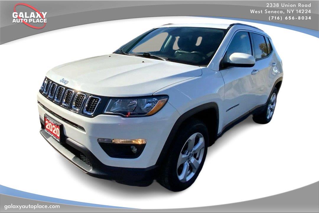 White Clearcoat 2020 Jeep Compass SUV / Crossover Four-Wheel Drive 9-Speed Automatic