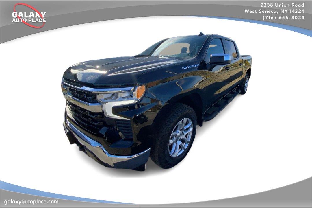 Black 2023 Chevrolet Silverado 1500 Pickup Truck Four-Wheel Drive 8-Speed Automatic