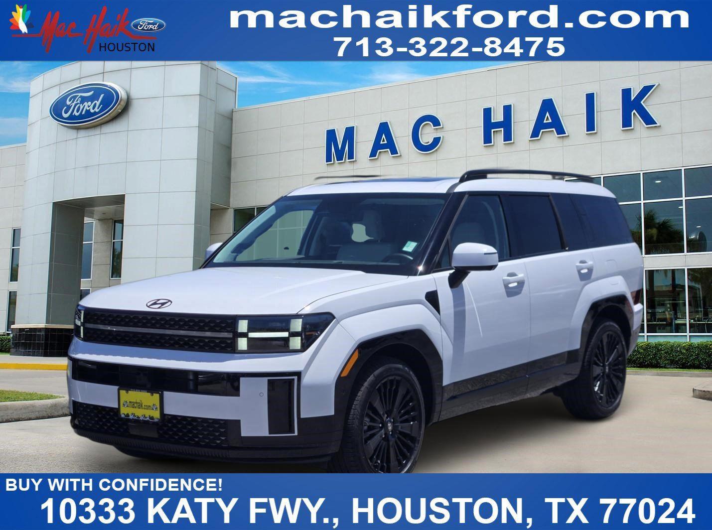 Serenity White 2025 Hyundai Santa Fe Hybrid Calligraphy FWD SUV / Crossover Front-Wheel Drive Automatic