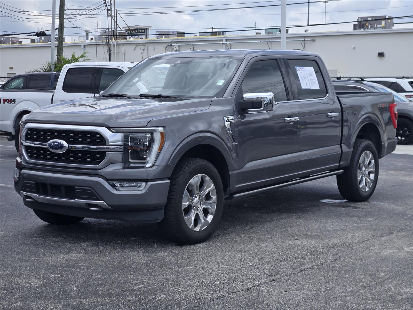 Carbonized Gray 2021 Ford F-150 Platinum SuperCrew 4WD Pickup Truck Four-Wheel Drive Automatic