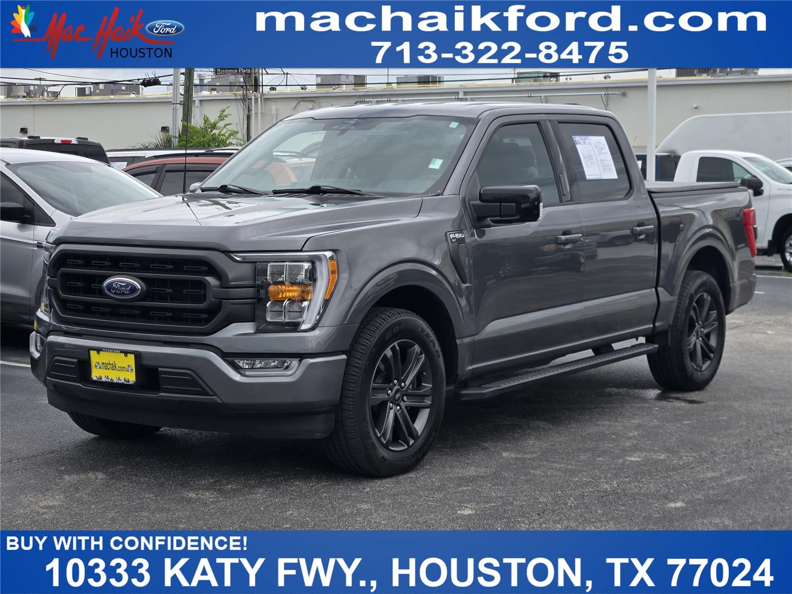 Carbonized Gray 2023 Ford F-150 XLT SuperCrew RWD Pickup Truck 4X2 Automatic