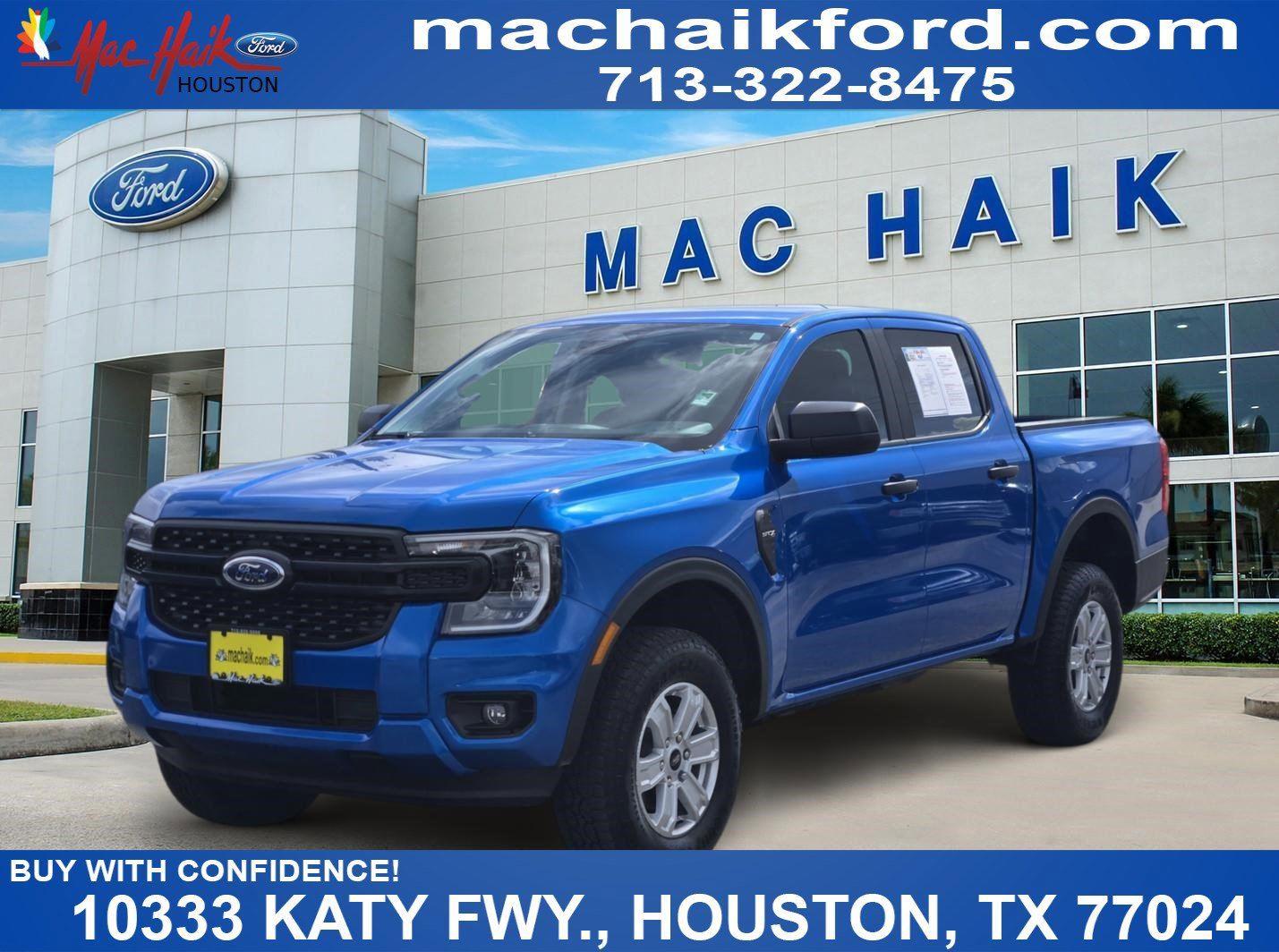 Velocity Blue 2025 Ford Ranger XL SuperCrew RWD Pickup Truck 4X2 Automatic