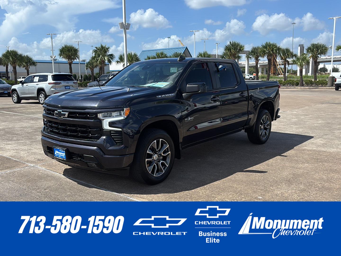 Dark Ash Metallic 2024 Chevrolet Silverado 1500 Pickup Truck Four-Wheel Drive Automatic