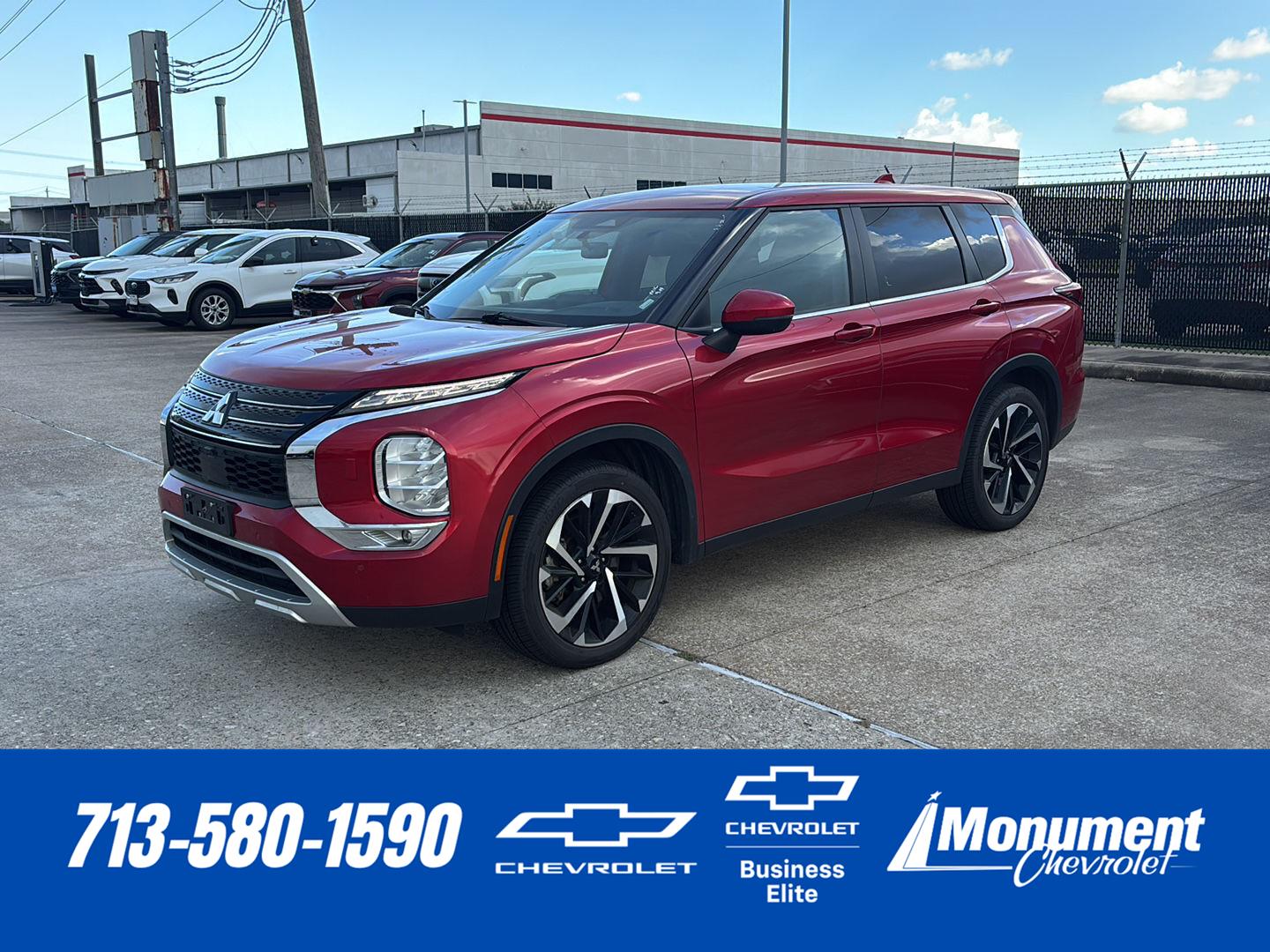 Red Diamond 2024 Mitsubishi Outlander SUV / Crossover All-Wheel Drive Continuously Variable Transmission
