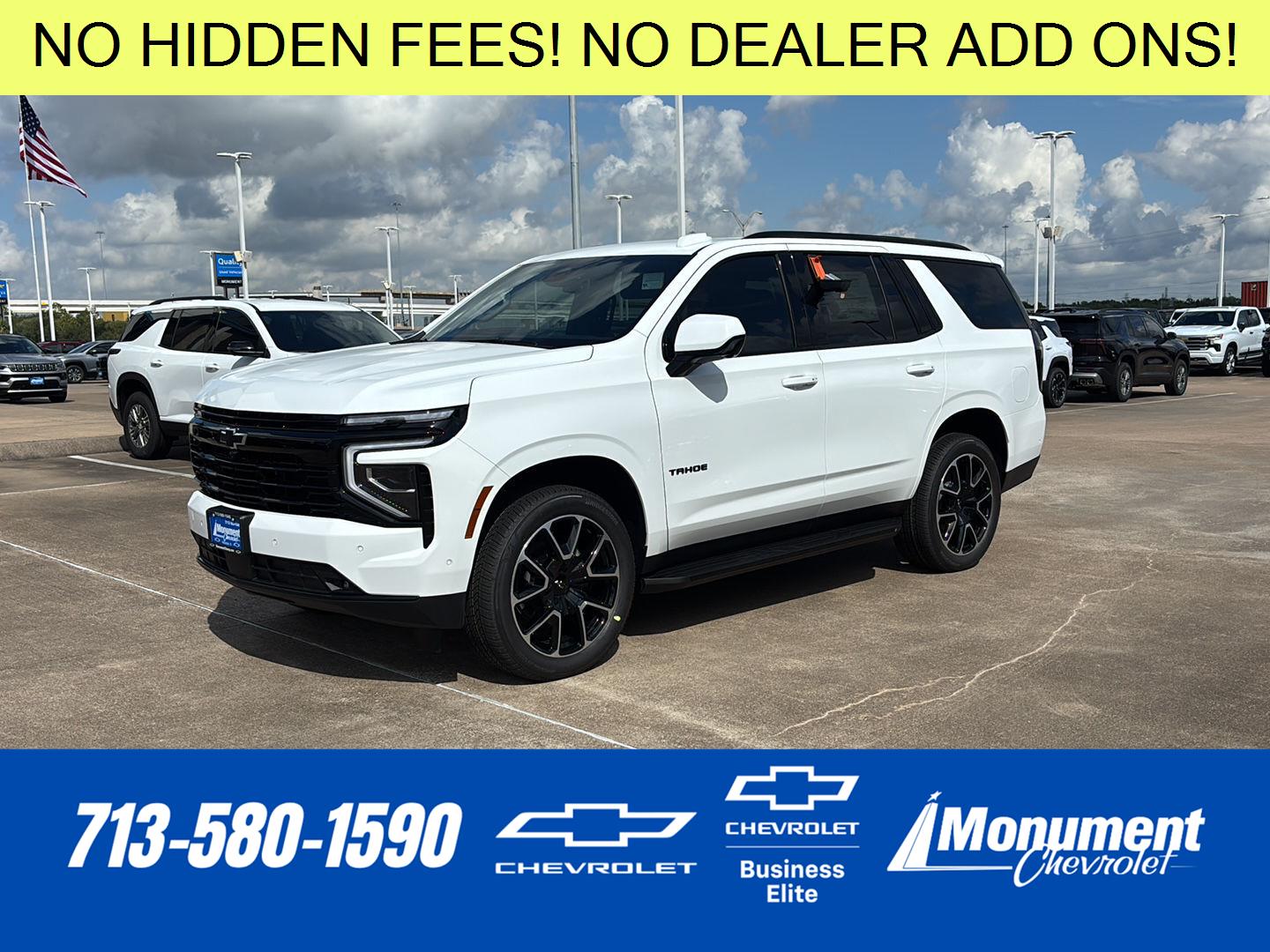 Summit White 2026 Chevrolet Tahoe SUV / Crossover 4X2 Automatic