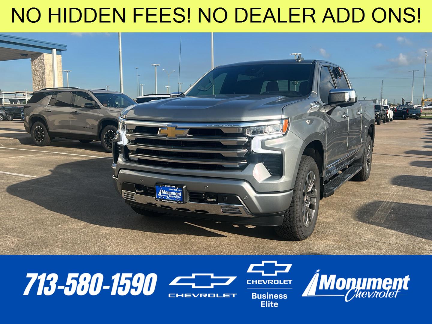 Sterling Gray Metallic 2026 Chevrolet Silverado 1500 Pickup Truck Four-Wheel Drive Automatic