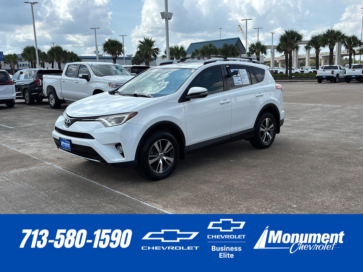 Super White 2016 Toyota RAV4 SUV / Crossover Front-Wheel Drive 6-Speed Automatic