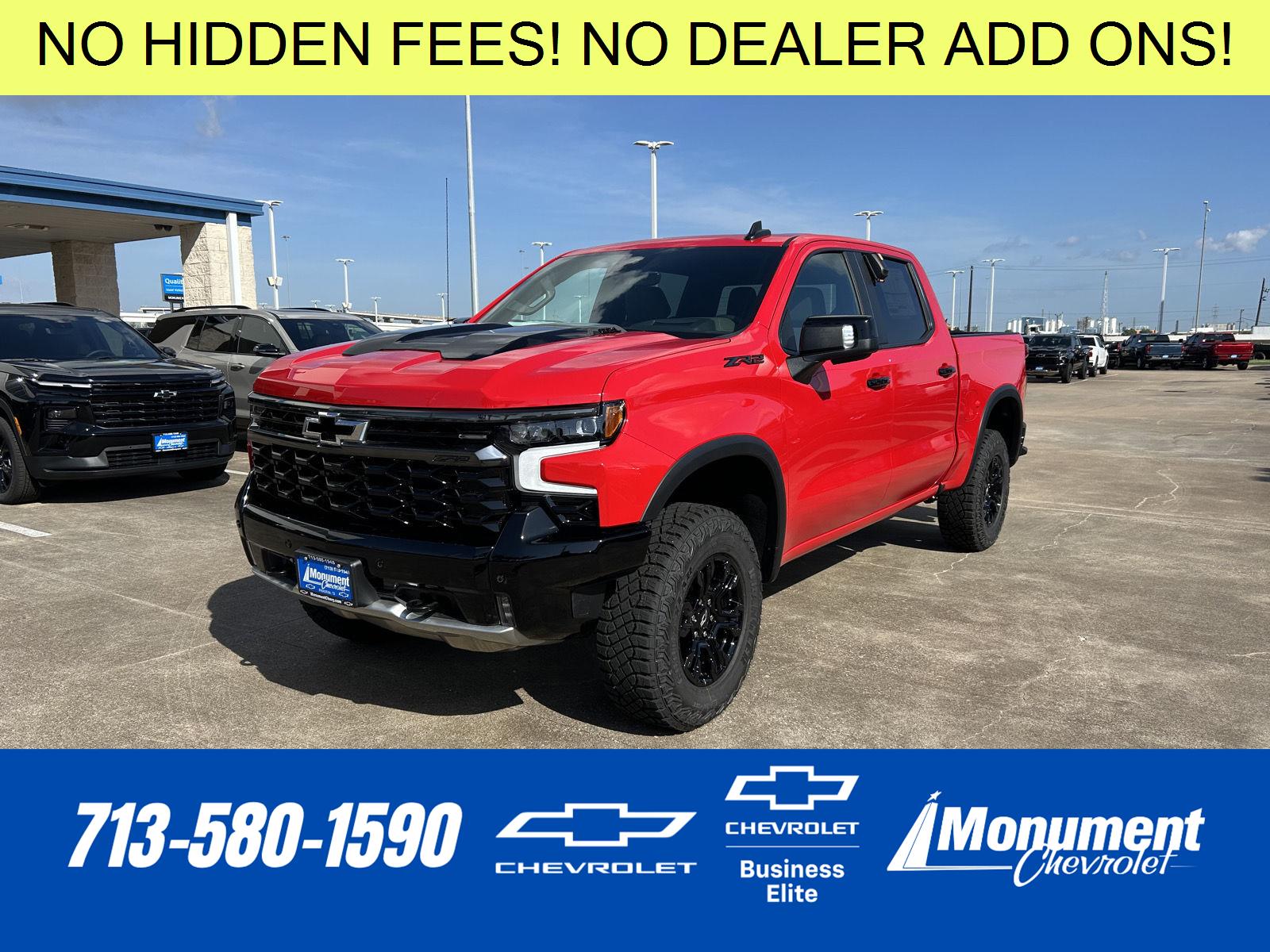 Red Hot 2026 Chevrolet Silverado 1500 Pickup Truck Four-Wheel Drive Automatic