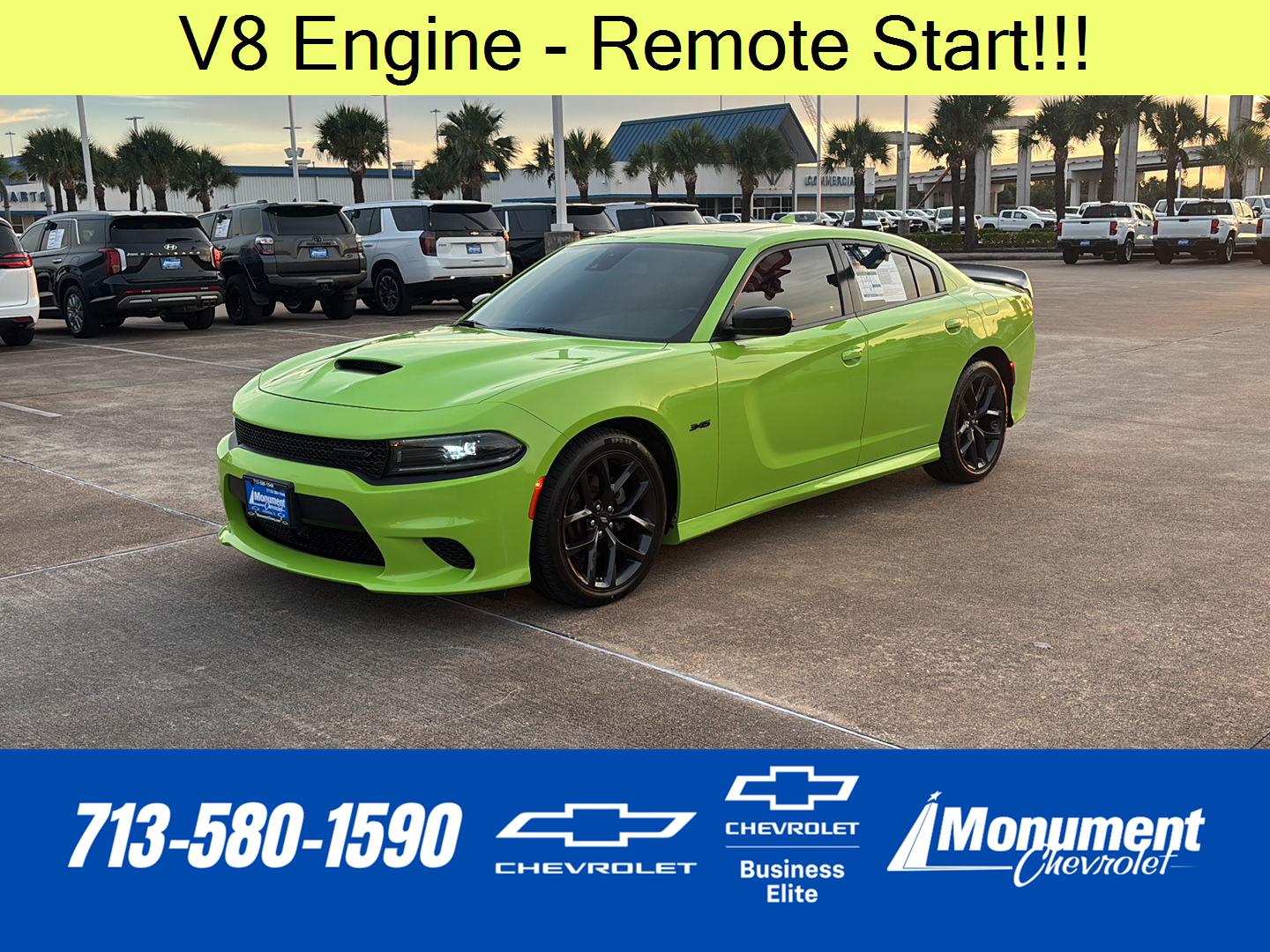 Green (Sublime Metallic Clearcoat) 2023 Dodge Charger Sedan Rear-Wheel Drive 8-Speed Automatic