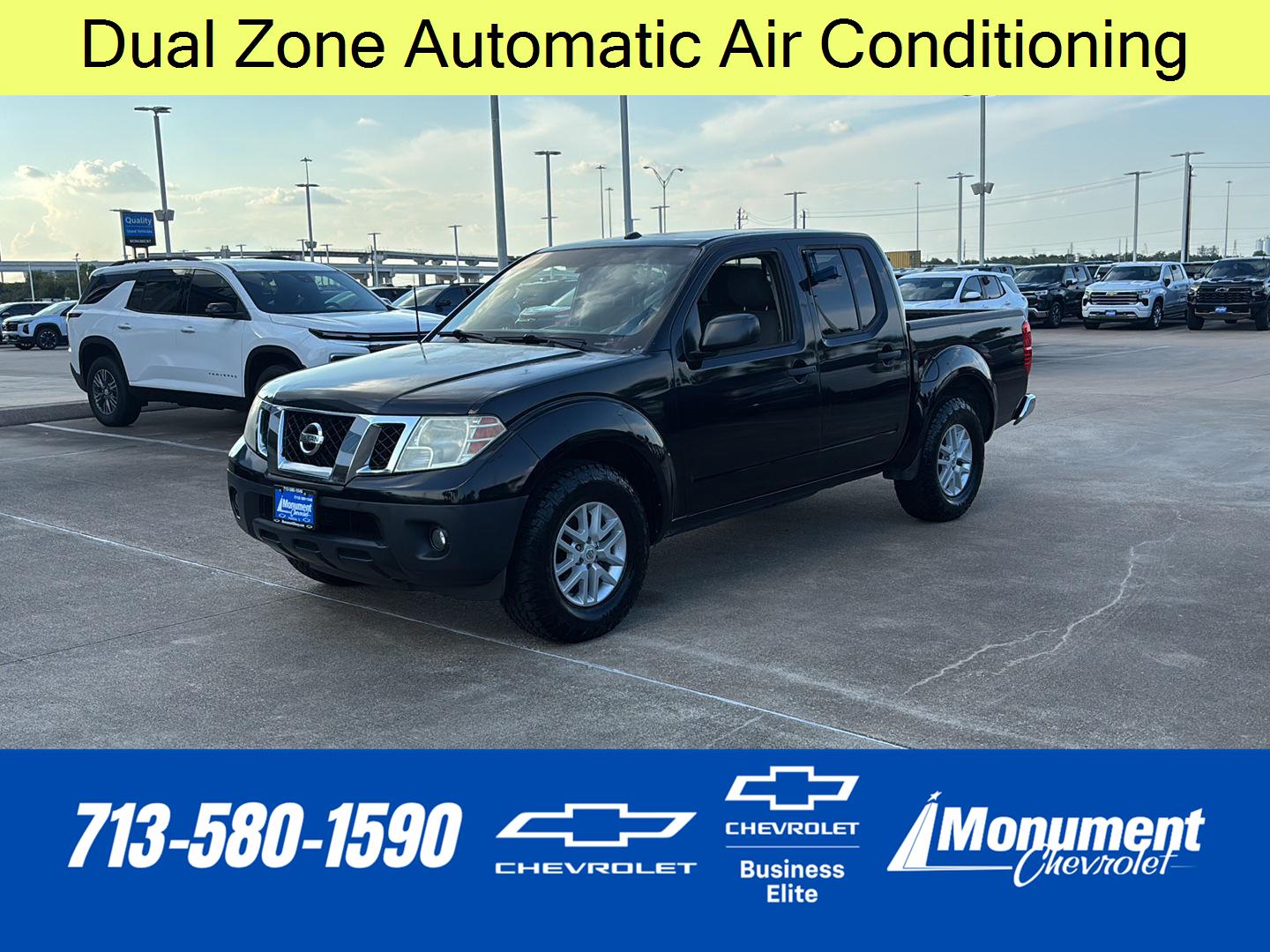 Gray (Magnetic Black) 2016 Nissan Frontier Pickup Truck 4X2 5-Speed Automatic Overdrive