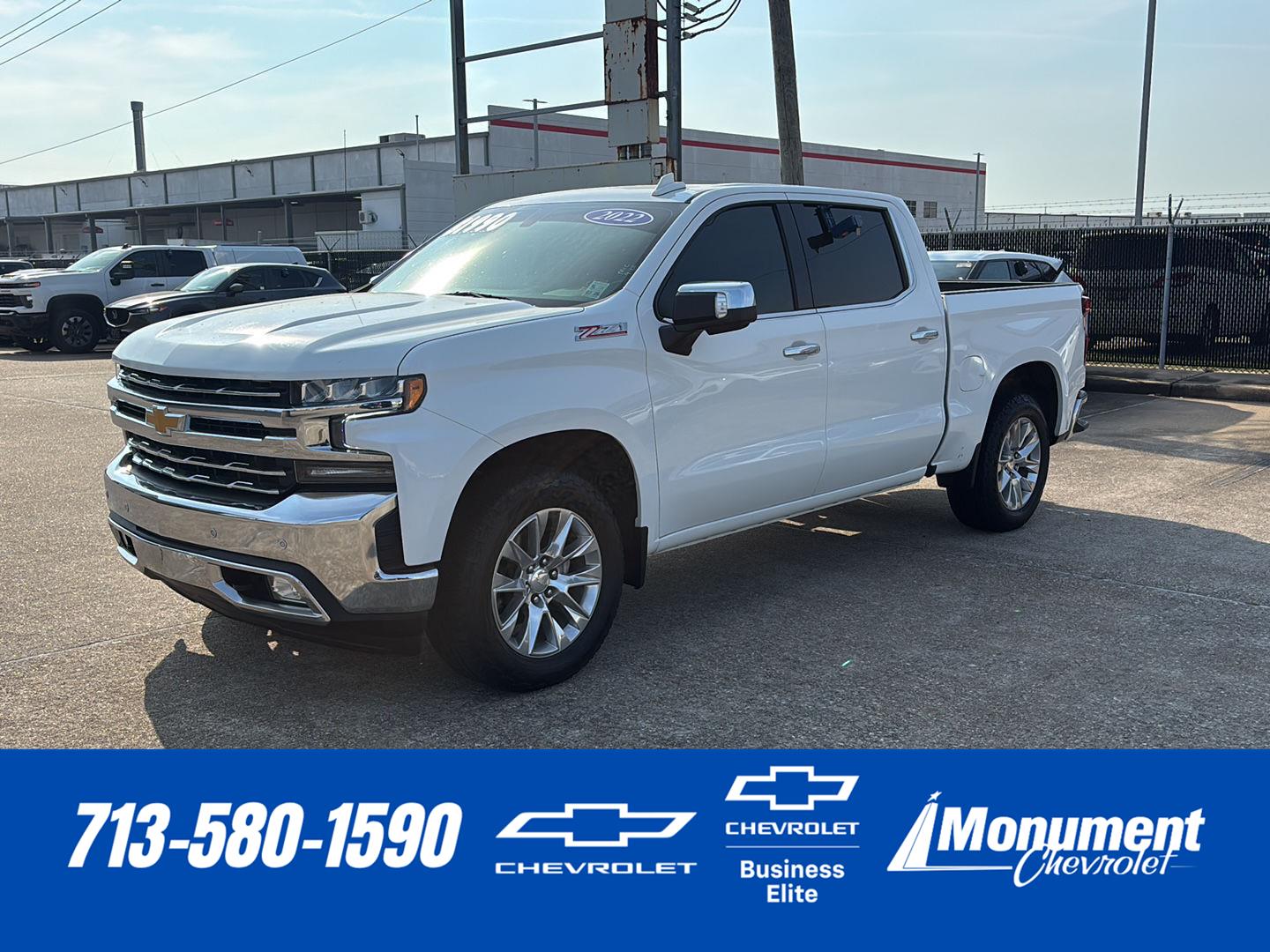 Summit White 2022 Chevrolet Silverado 1500 Pickup Truck Four-Wheel Drive 8-Speed Automatic