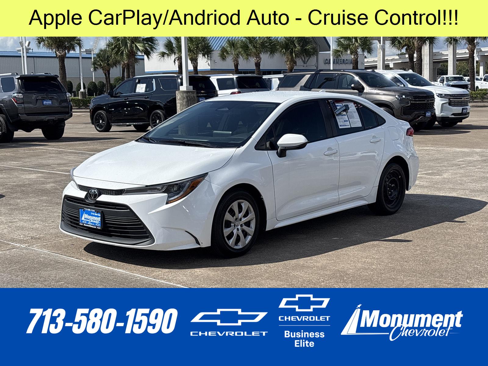 Ice Cap 2024 Toyota Corolla Sedan Front-Wheel Drive Continuously Variable Transmission