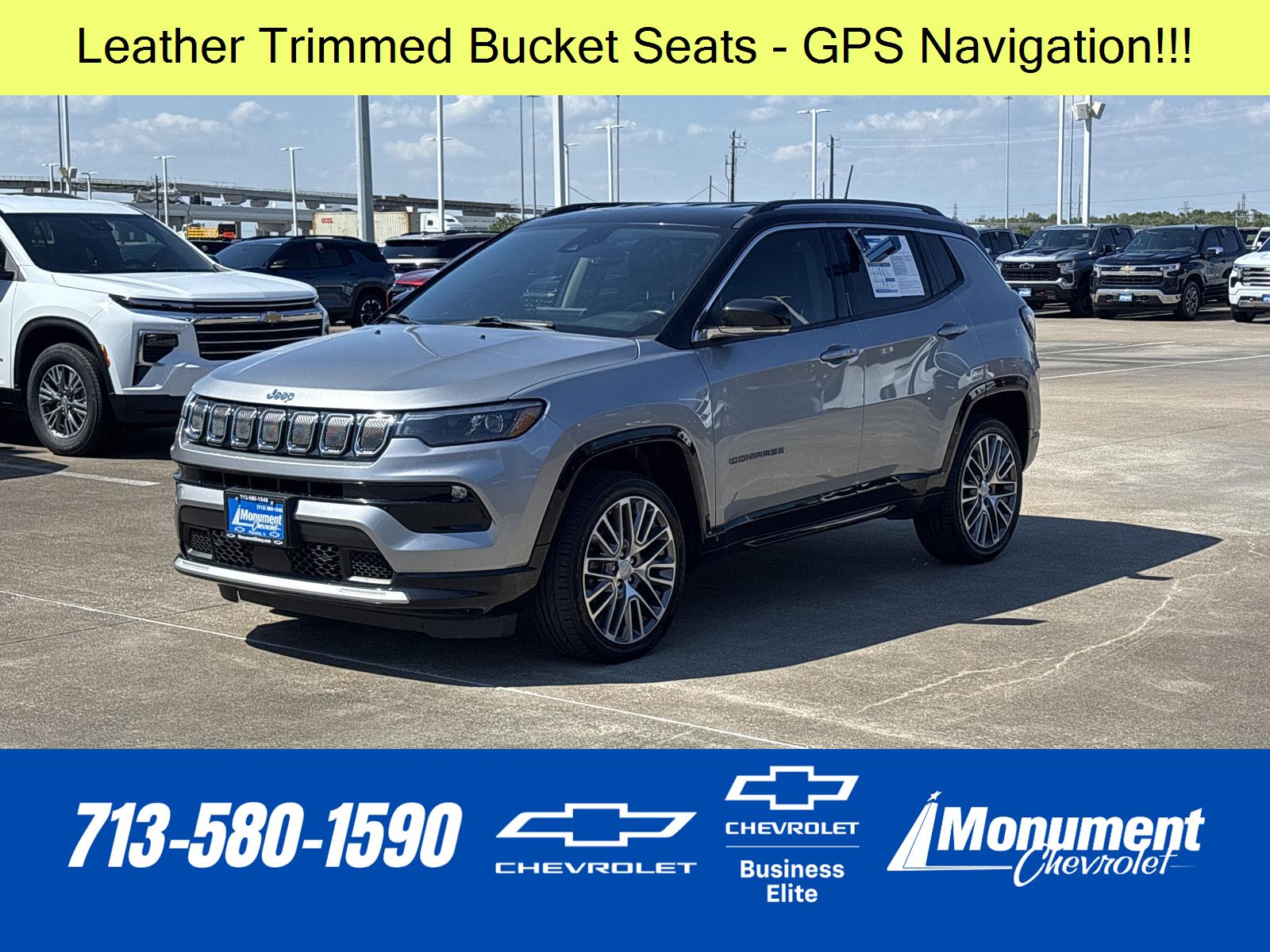 Billet Silver Metallic Clearcoat 2022 Jeep Compass SUV / Crossover Four-Wheel Drive 9-Speed Automatic