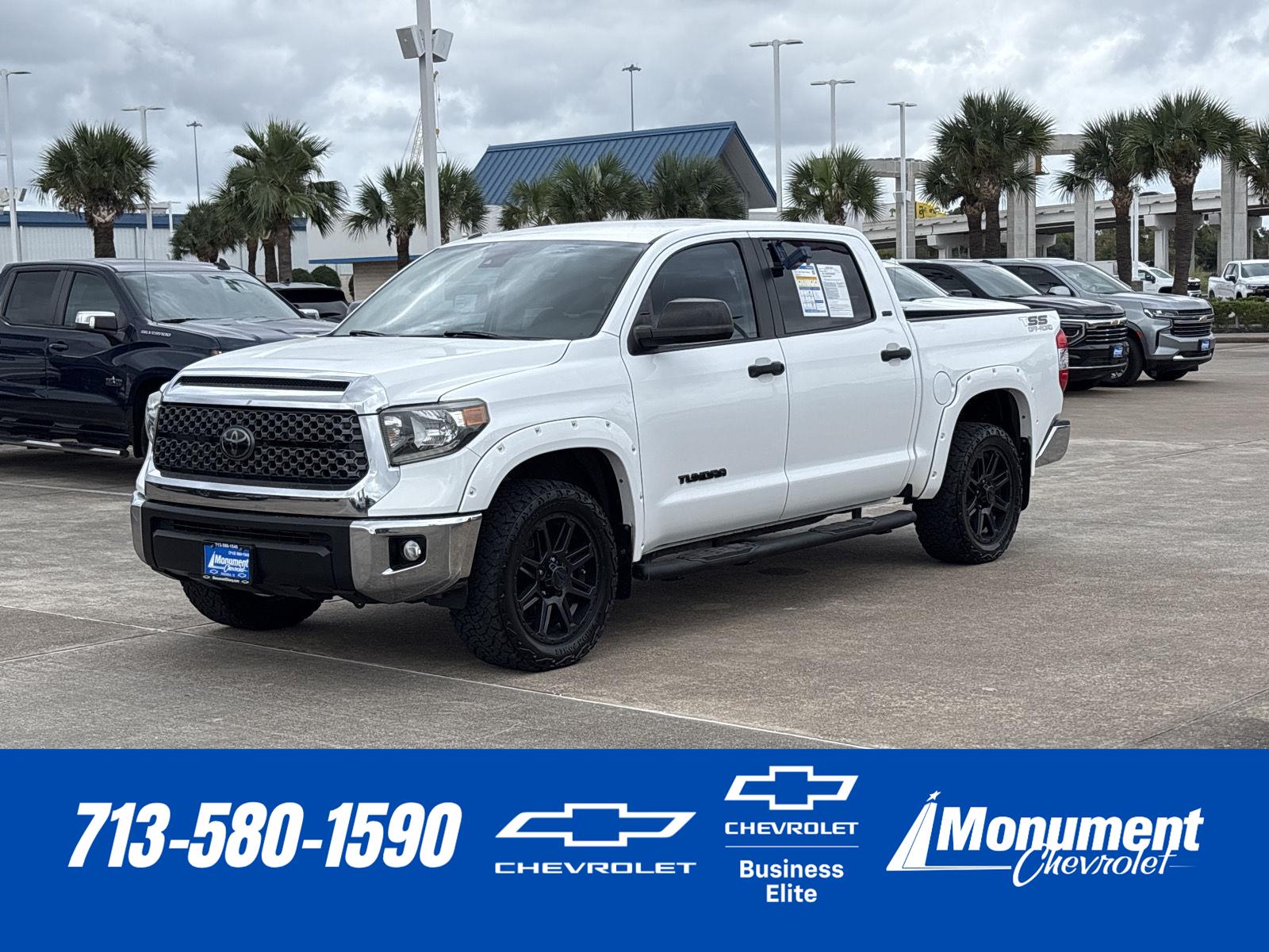 Super White 2018 Toyota Tundra Pickup Truck 4X2 Automatic