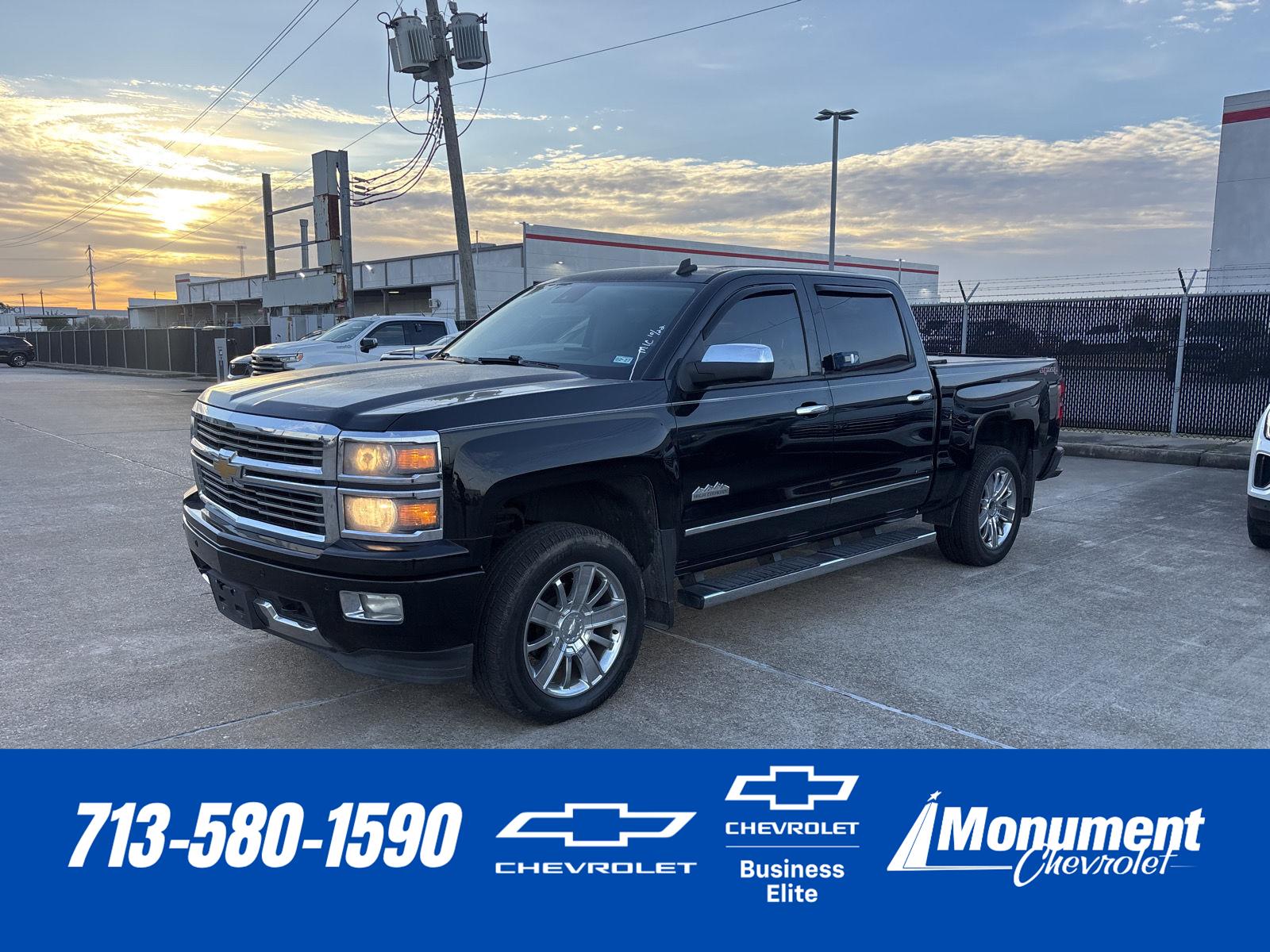 Black 2014 Chevrolet Silverado 1500 Pickup Truck Four-Wheel Drive 6-Speed Automatic