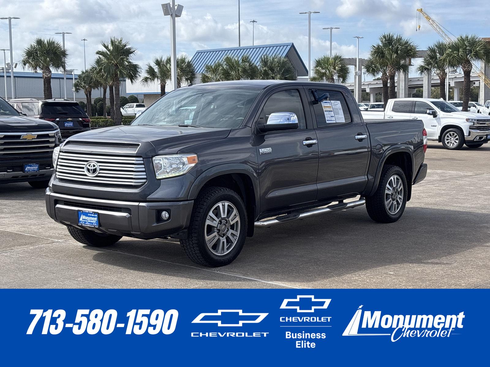 Magnetic Gray Metallic 2017 Toyota Tundra Pickup Truck Four-Wheel Drive Automatic
