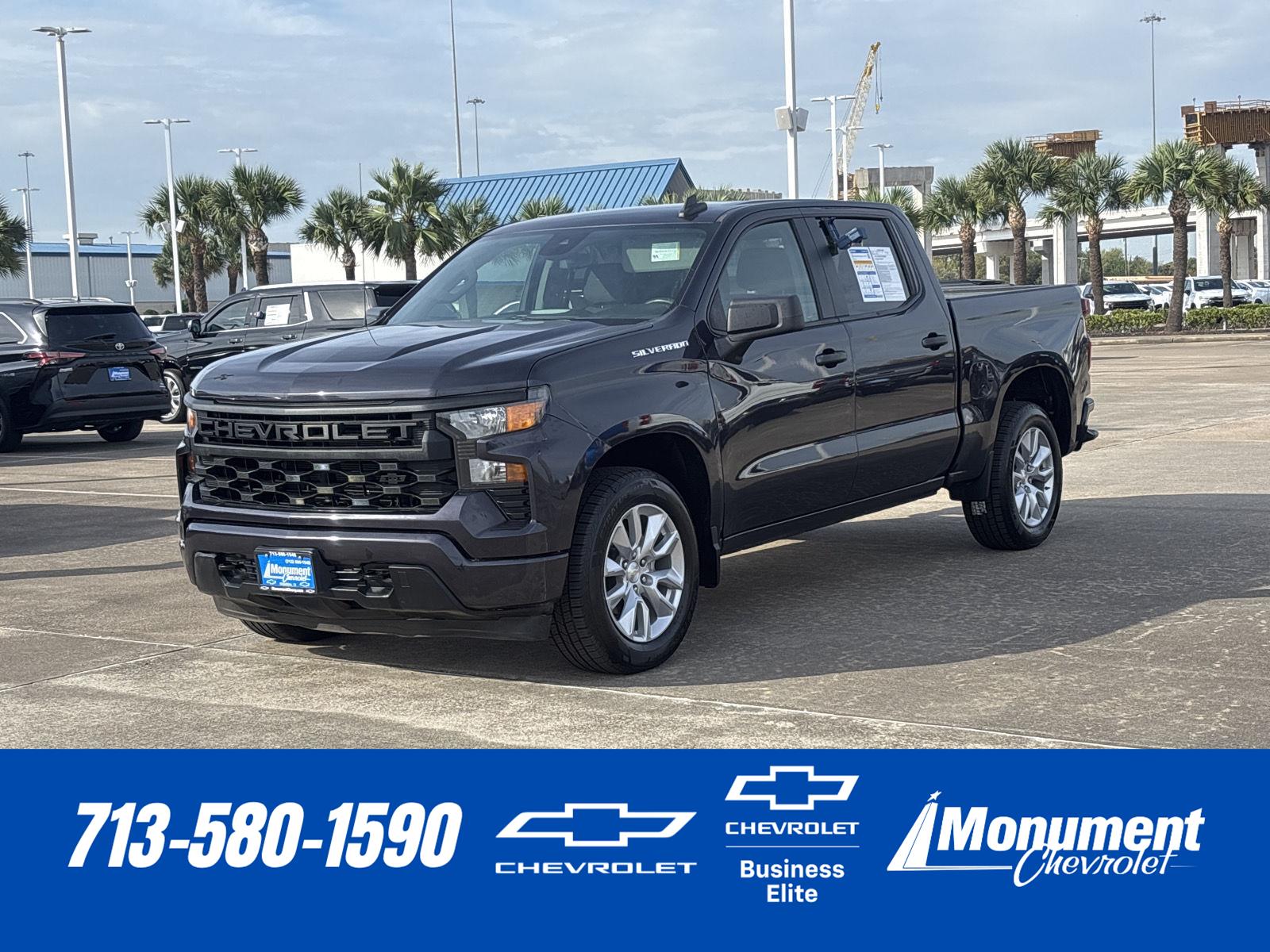 Dark Ash Metallic 2023 Chevrolet Silverado 1500 Pickup Truck 4X2 8-Speed Automatic