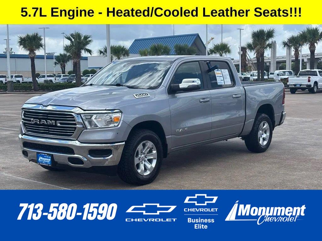 Billet Silver Metallic Clearcoat 2024 RAM 1500 Pickup Truck Four-Wheel Drive 8-Speed Automatic