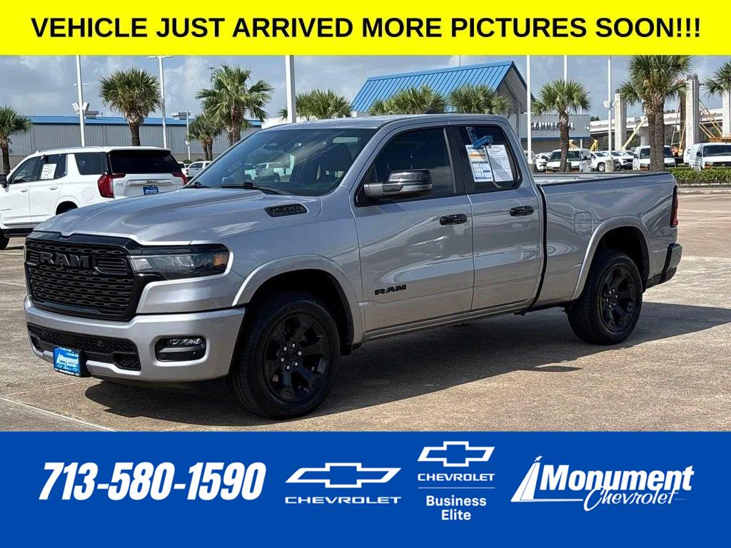 Billet Silver Metallic Clearcoat 2025 RAM 1500 Pickup Truck 4X2 8-Speed Automatic