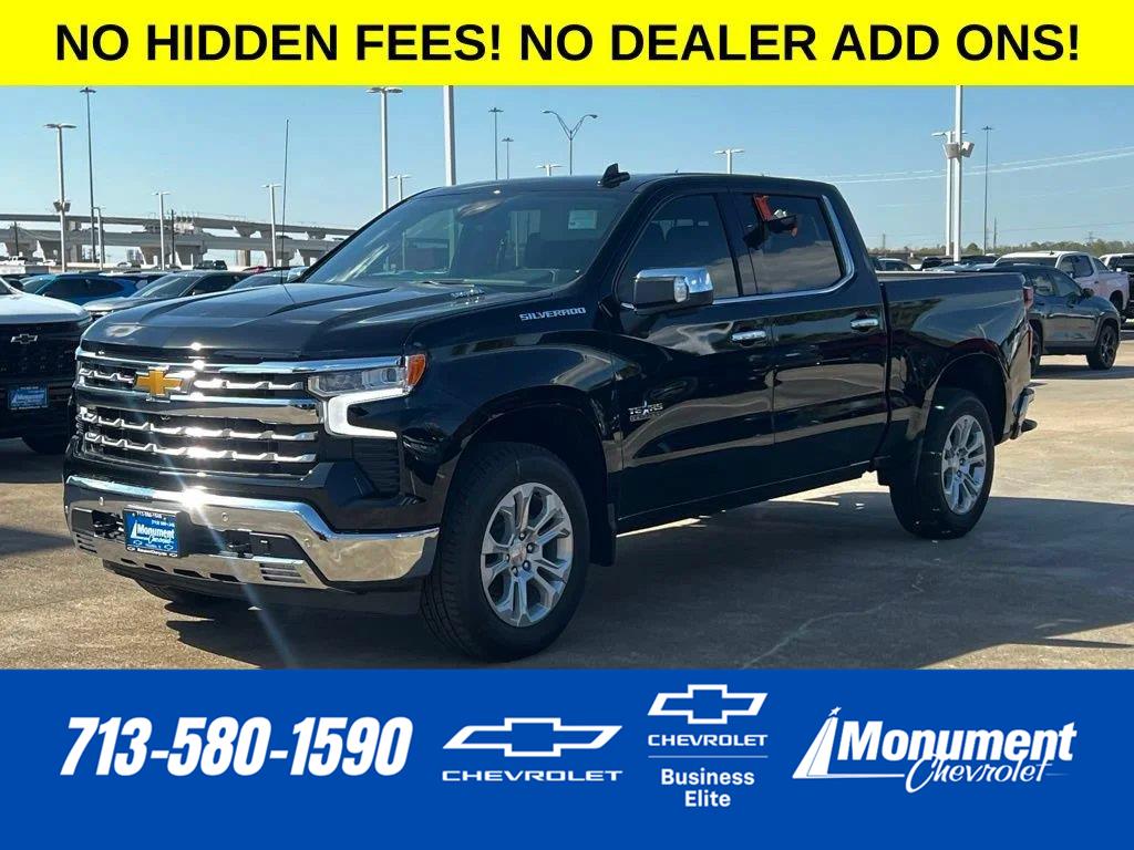 Black 2026 Chevrolet Silverado 1500 Pickup Truck 4X2 Automatic