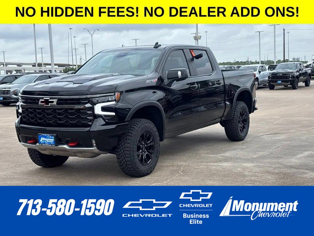 Black 2026 Chevrolet Silverado 1500 Pickup Truck Four-Wheel Drive Automatic