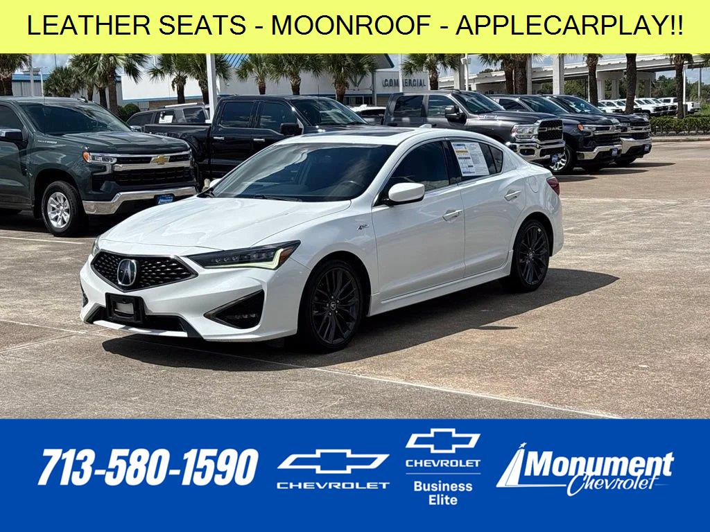 Platinum White Pearl 2022 Acura ILX Sedan Front-Wheel Drive 8-Speed Dual Clutch