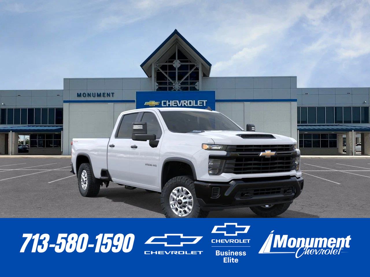 Summit White 2026 Chevrolet Silverado 2500HD Pickup Truck Four-Wheel Drive Automatic