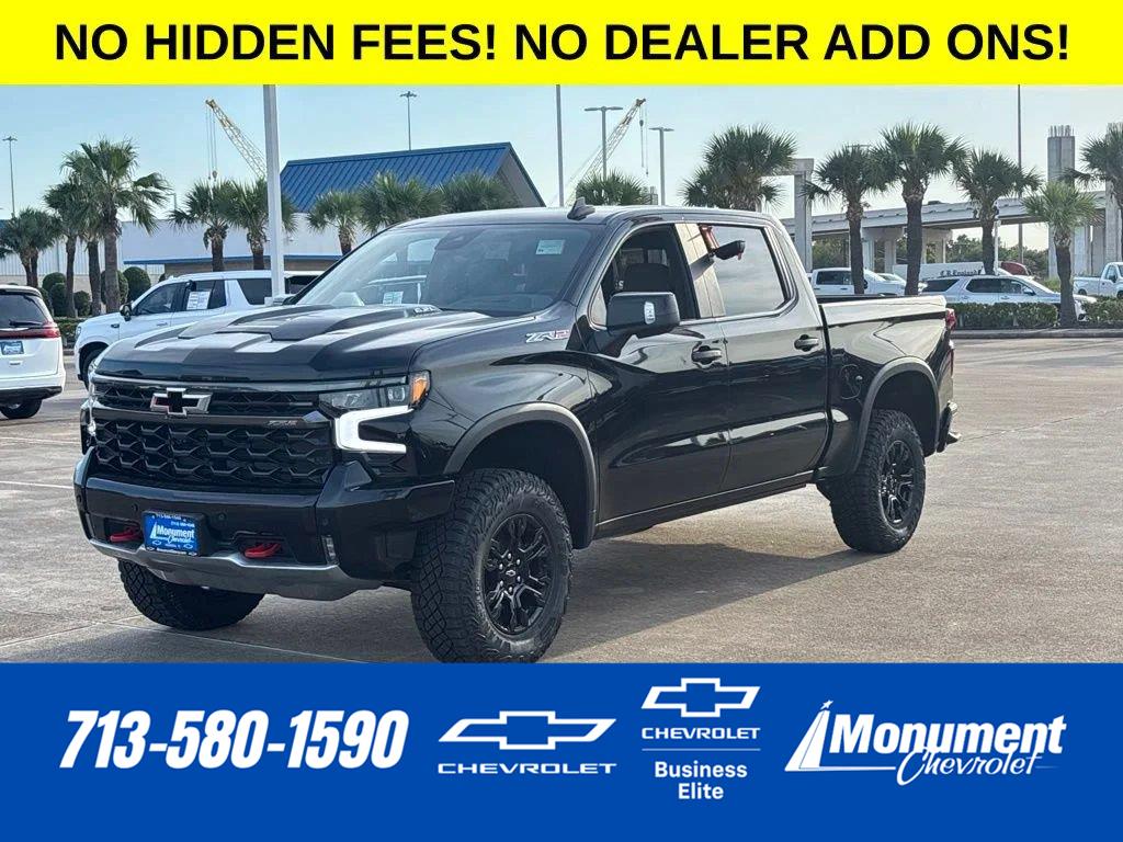 Black 2026 Chevrolet Silverado 1500 Pickup Truck Four-Wheel Drive Automatic