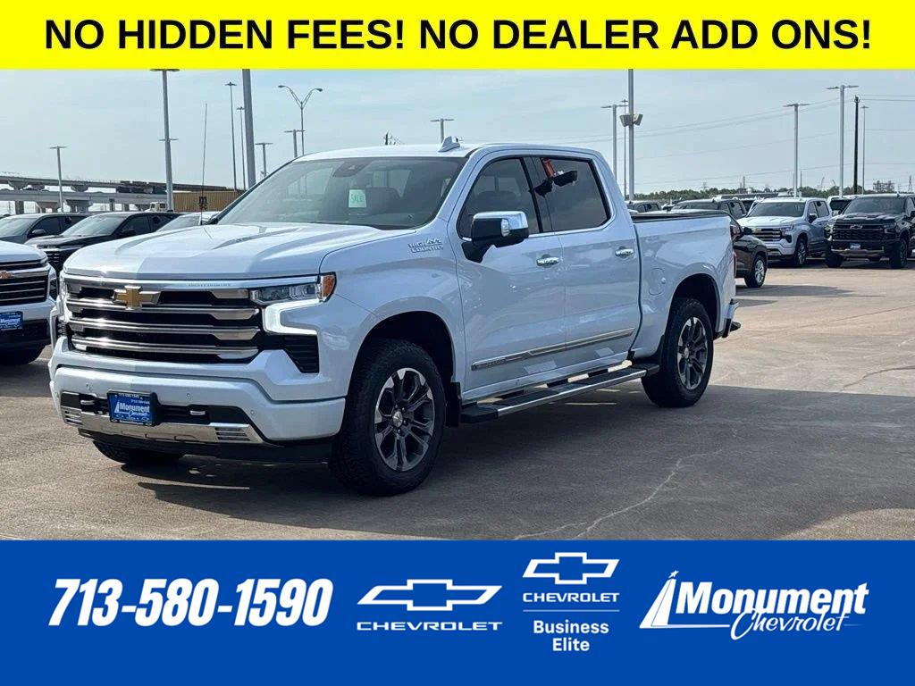 Polar White Tricoat 2026 Chevrolet Silverado 1500 Pickup Truck Four-Wheel Drive Automatic