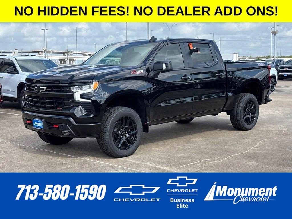 Black 2026 Chevrolet Silverado 1500 Pickup Truck Four-Wheel Drive Automatic